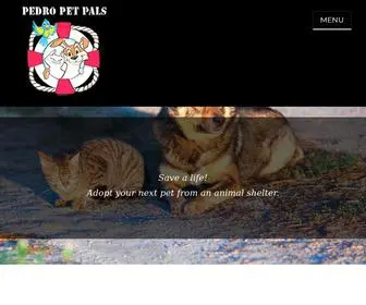 Pedropetpals.com(Pedro Pet Pals) Screenshot