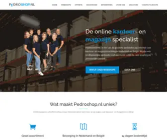 Pedroshop.nl(De online kantoor) Screenshot