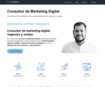 Pedrovargasco.com(Consultor de Marketing Digital) Screenshot