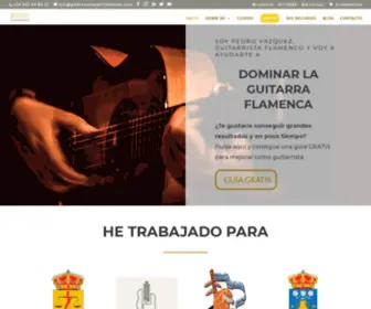 PedrovazquezFlamenco.com(INICIO) Screenshot