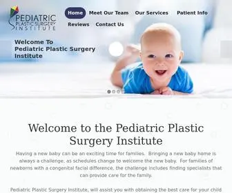 Pedspsi.com(Pediatric Plastic Surgery Institute) Screenshot