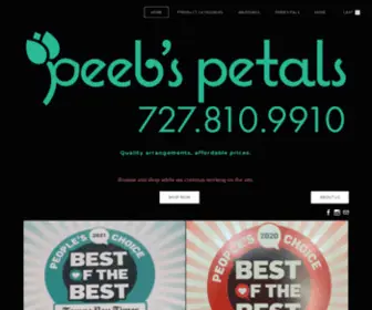 Peebspetals.com(Peeb's Petals) Screenshot