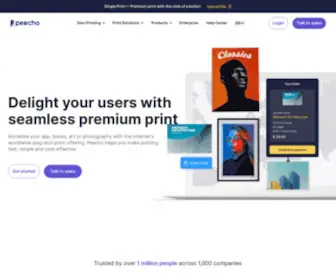 Peecho.com(The effortless premium print) Screenshot