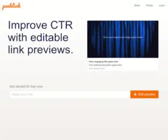 Peek.link(Edit Your Link Previews) Screenshot