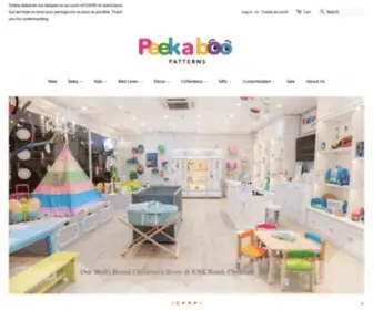 Peekaboopatterns.com(Peekaboo Patterns) Screenshot