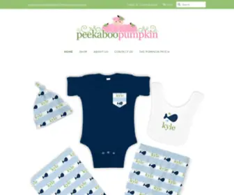 Peekaboopumpkin.com(Baby shower invitations) Screenshot