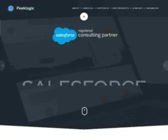 Peeklogic.com(The Salesforce Development Company) Screenshot