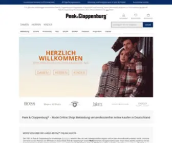 Peekundcloppenburg.de(Jetzt bei ➧ P&C: Mode & Schuhe online entdecken) Screenshot