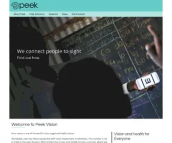 Peekvision.org(Peek Vision) Screenshot