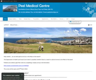 Peeldoctors-Iom.com(Peel Group Practice) Screenshot