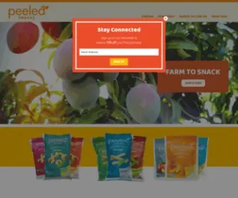 Peeledsnacks.com(Peeled Snacks) Screenshot