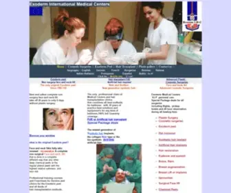 Peeling.co.il(Exoderm Medical Centers Exoderm Peel Artificial Hair Transplantation) Screenshot