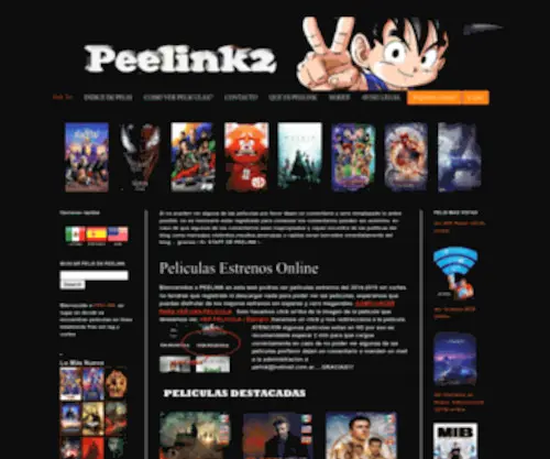 Peelink2.com(VER PELICULAS GRATIS ONLINE) Screenshot