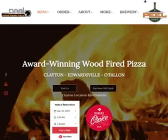 Peelpizza.com(Peel Wood Fired Pizza) Screenshot