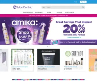 Peels.com(Saloncentric) Screenshot