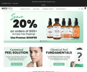 PeelStore.com(Medpeel.com is your go to source for chemical peels of all varieties) Screenshot