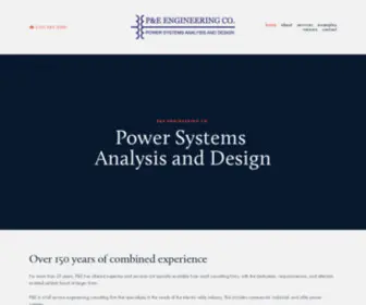 Peengr.com(P&E Engineering Co) Screenshot