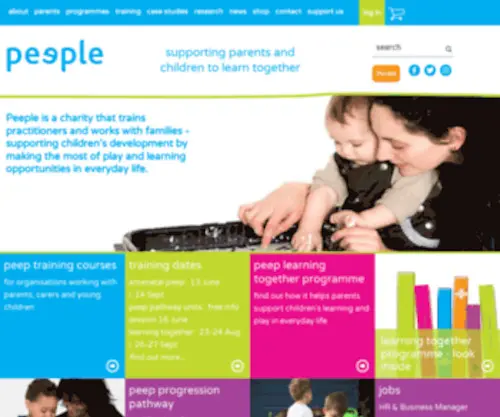 Peeple.org.uk(A UK charity) Screenshot