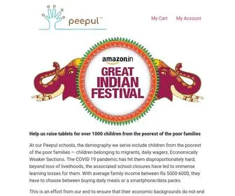 Peepulschools.org(Peepul) Screenshot