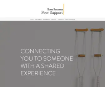 Peer-Support.co.uk(Bone Sarcoma Peer Support) Screenshot