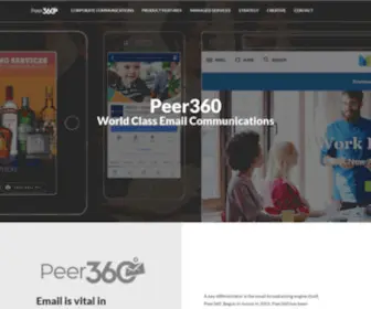 Peer360.com(Email Communications) Screenshot