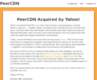 PeerCDN.com(Peer to peer) Screenshot