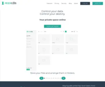 Peergos.org(Peergos) Screenshot