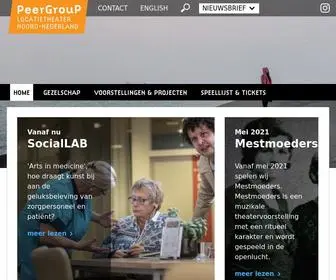 Peergroup.nl(Locatietheater Noord) Screenshot