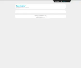 Peerinator.com(Modern Marketing That Works) Screenshot