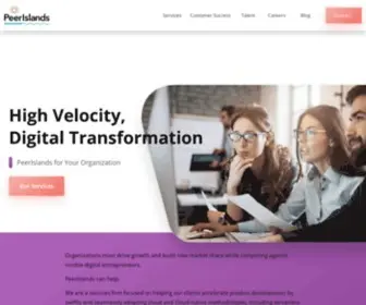 Peerislands.io(Enterprise-Class Digital Transformation) Screenshot
