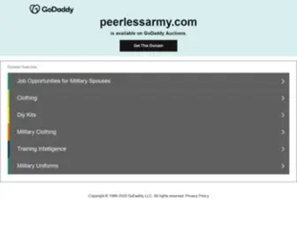 Peerlessarmy.com(Peerlessarmy) Screenshot