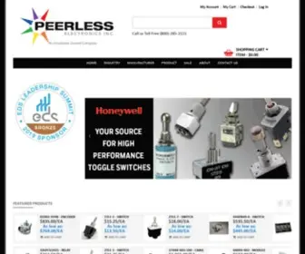 Peerlesselectronics.com(Peerless Electronics Inc) Screenshot