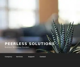 Peerlessnet.com(Business Technology Providers) Screenshot