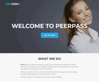 Peerpass.com.au(Peerpass) Screenshot