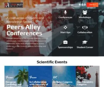 Peersalleyconferences.com(Peers Alley Media) Screenshot