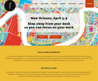 Peersconf.com(Peers Conference) Screenshot