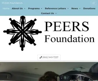 Peersfoundation.org(PEERS Foundation) Screenshot