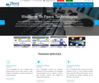 Peerstech.com(Best Software Training Institute) Screenshot