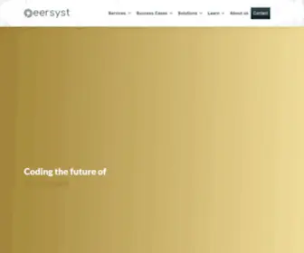 Peersyst.com(Coding the future ofBlockchain) Screenshot