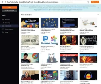 Peertube.uno(Video sharing in creative commons) Screenshot