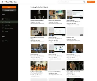 Peervideo.club(Peer video club) Screenshot