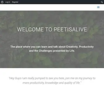 Peetisalive.com(Peetisalive) Screenshot