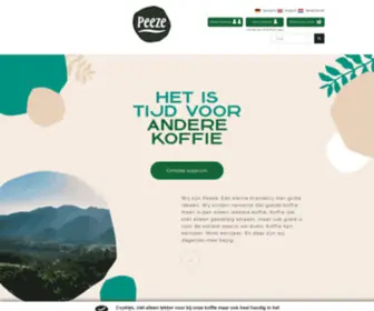 Peeze.com(De beste koffie voor de horeca) Screenshot