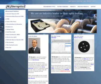 Pefiberoptics.com(PEfiberoptics) Screenshot