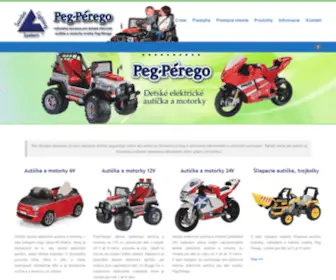 Peg-Perego.sk(Autá Pre Deti) Screenshot