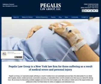 Pegalisanderickson.com(New York Medical Malpractice Lawyers) Screenshot