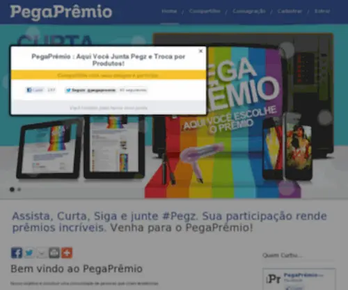 Pegapremio.com(PegaPrêmio) Screenshot