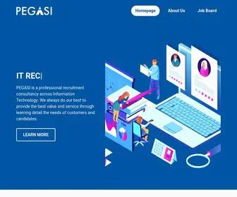 Pegasi.com.vn(IT Recruitment Consultancy) Screenshot