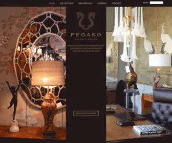 Pegasogallerydesign.com(Pegaso Gallery Design Unique and Collectible Antique Furniture) Screenshot