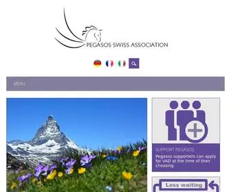 Pegasos-Association.com(Pegasos Swiss Association) Screenshot